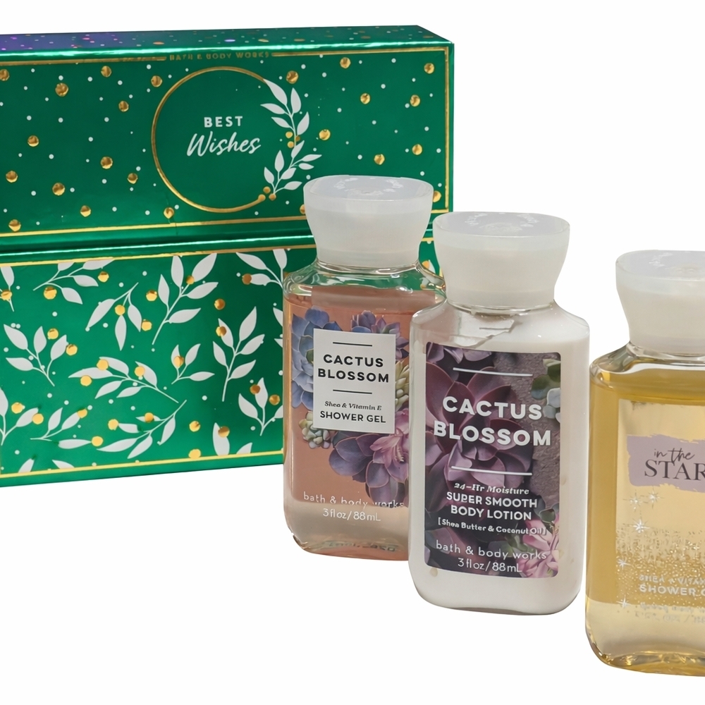 Bath & Body Works Cactus Blossom & In The Stars Gift Set